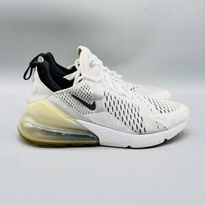 Nike Shoes Womens 8 White Air Max 270 Mesh Running Lifestyle Athletic Sneakers